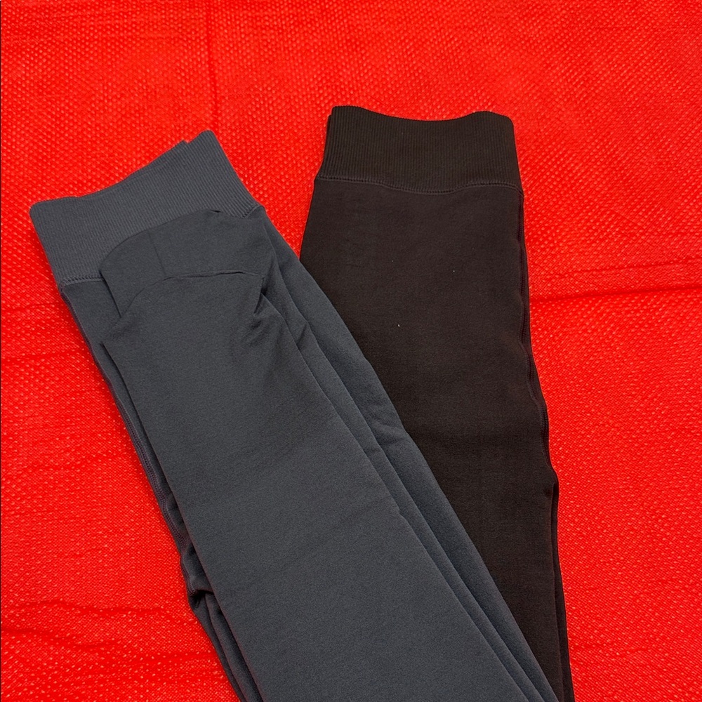 Black and Gray Leggings